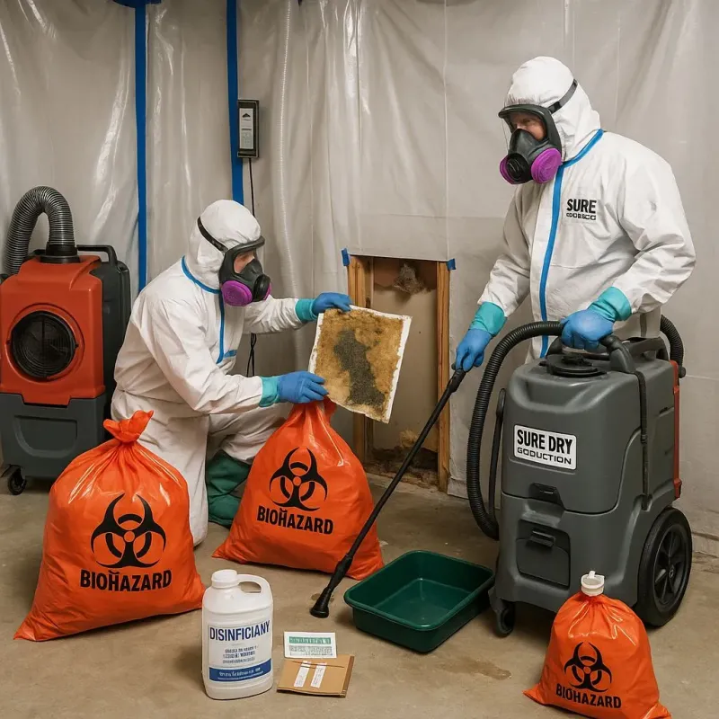 Contaminated Water Handling Protocols process in Bonneau Beach, SC